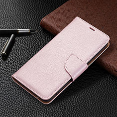 Samsung Galaxy S21 5G用手帳型 レザーケース スタンド カバー B05F サムスン ピンク