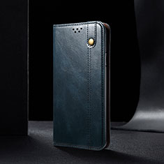 Samsung Galaxy S21 5G用手帳型 レザーケース スタンド カバー B01S サムスン ネイビー
