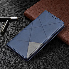 Samsung Galaxy S21 5G用手帳型 レザーケース スタンド カバー B02F サムスン ネイビー