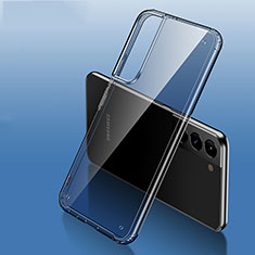 Samsung Galaxy S21 5G用極薄ソフトケース シリコンケース 耐衝撃 全面保護 クリア透明 H10 サムスン グレー