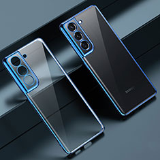 Samsung Galaxy S21 FE 5G用極薄ソフトケース シリコンケース 耐衝撃 全面保護 クリア透明 H08 サムスン ネイビー