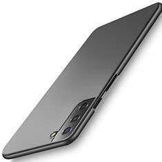 Samsung Galaxy S21 Plus 5G用ハードケース プラスチック 質感もマット カバー M02 サムスン ブラック