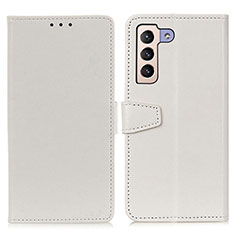 Samsung Galaxy S21 Plus 5G用手帳型 レザーケース スタンド カバー A06D サムスン ホワイト