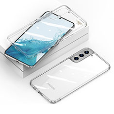 Samsung Galaxy S21 Plus 5G用極薄ソフトケース シリコンケース 耐衝撃 全面保護 クリア透明 T04 サムスン クリア