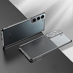 Samsung Galaxy S21 Plus 5G用極薄ソフトケース シリコンケース 耐衝撃 全面保護 クリア透明 H03 サムスン ブラック