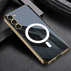 Samsung Galaxy S21 Plus 5G用極薄ソフトケース シリコンケース 耐衝撃 全面保護 Mag-Safe 磁気 Magnetic AC1 サムスン ブラック