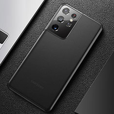 Samsung Galaxy S21 Ultra 5G用極薄ケース クリア透明 プラスチック 質感もマットU01 サムスン グレー