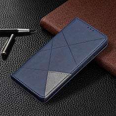 Samsung Galaxy S21 Ultra 5G用手帳型 レザーケース スタンド カバー B12F サムスン ネイビー