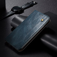 Samsung Galaxy S21 Ultra 5G用手帳型 レザーケース スタンド カバー B03S サムスン ネイビー