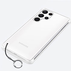 Samsung Galaxy S21 Ultra 5G用ハードカバー クリスタル クリア透明 H02 サムスン クリア