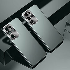Samsung Galaxy S21 Ultra 5G用ハードケース プラスチック 質感もマット カバー AT1 サムスン グレー