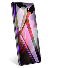 Samsung Galaxy S21 Ultra 5G用アンチグレア ブルーライト 強化ガラス 液晶保護フィルム サムスン クリア