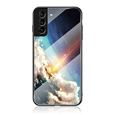 Samsung Galaxy S22 5G用ハイブリットバンパーケース プラスチック 星空 鏡面 カバー サムスン マルチカラー