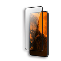 Samsung Galaxy S22 5G用強化ガラス フル液晶保護フィルム F03 サムスン ブラック