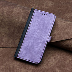 Samsung Galaxy S22 Plus 5G用手帳型 レザーケース スタンド カバー YX5 サムスン パープル