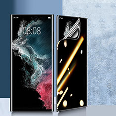 Samsung Galaxy S22 Ultra 5G用高光沢 液晶保護フィルム フルカバレッジ画面 反スパイ サムスン クリア