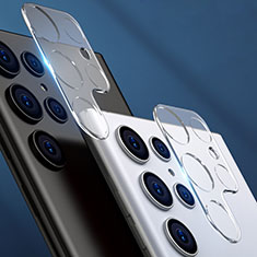 Samsung Galaxy S22 Ultra 5G用強化ガラス カメラプロテクター カメラレンズ 保護ガラスフイルム サムスン クリア