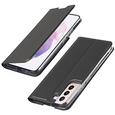Samsung Galaxy S23 5G用手帳型 レザーケース スタンド カバー T07D サムスン ブラック