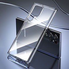 Samsung Galaxy S23 Ultra 5G用極薄ソフトケース シリコンケース 耐衝撃 全面保護 クリア透明 T21 サムスン クリア