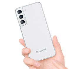 Samsung Galaxy S24 5G用極薄ケース クリア透明 プラスチック 質感もマットU02 サムスン ホワイト