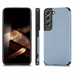 Samsung Galaxy S24 5G用極薄ソフトケース シリコンケース 耐衝撃 全面保護 マグネット式 バンパー S03D サムスン ネイビー