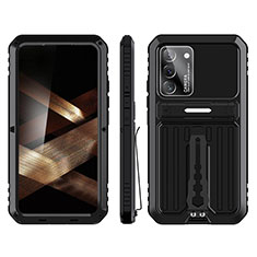 Samsung Galaxy S24 5G用ハイブリットバンパーケース スタンド プラスチック 兼シリコーン カバー サムスン ブラック