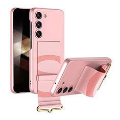 Samsung Galaxy S24 5G用ハードケース プラスチック 質感もマット カバー AC1 サムスン ピンク