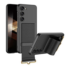 Samsung Galaxy S24 5G用ハードケース プラスチック 質感もマット カバー AC1 サムスン ブラック
