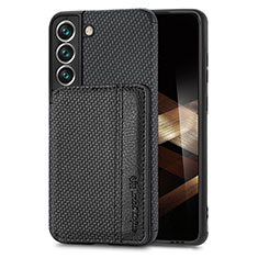 Samsung Galaxy S24 Plus 5G用極薄ソフトケース シリコンケース 耐衝撃 全面保護 マグネット式 バンパー S05D サムスン ブラック