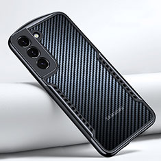Samsung Galaxy S24 Plus 5G用極薄ソフトケース シリコンケース 耐衝撃 全面保護 クリア透明 T06 サムスン ブラック
