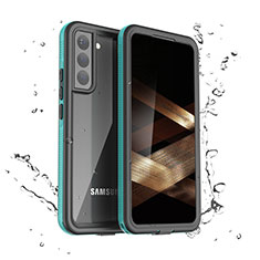 Samsung Galaxy S24 Plus 5G用完全防水ケース ハイブリットバンパーカバー 高級感 手触り良い 360度 サムスン グリーン