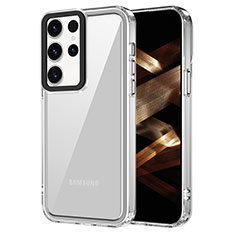 Samsung Galaxy S24 Ultra 5G用ハイブリットバンパーケース クリア透明 プラスチック カバー AC1 サムスン クリア