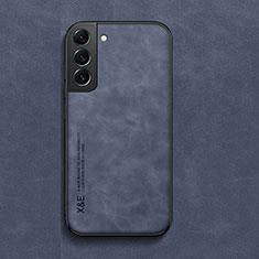 Samsung Galaxy S25 5G用ケース 高級感 手触り良いレザー柄 C02 サムスン ネイビー