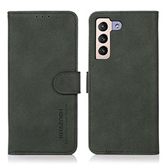 Samsung Galaxy S25 5G用手帳型 レザーケース スタンド カバー D08Y サムスン グリーン