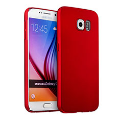 Samsung Galaxy S6 Duos SM-G920F G9200用ハードケース プラスチック 質感もマット サムスン レッド