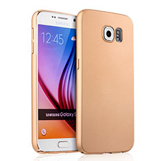 Samsung Galaxy S6 Duos SM-G920F G9200用ハードケース プラスチック 質感もマット サムスン ゴールド