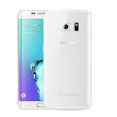 Samsung Galaxy S6 Edge+ Plus SM-G928F用極薄ソフトケース シリコンケース 耐衝撃 全面保護 クリア透明 H01 サムスン ホワイト