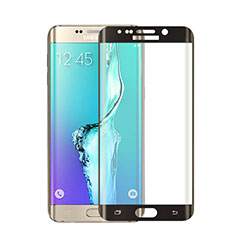 Samsung Galaxy S6 Edge+ Plus SM-G928F用強化ガラス フル液晶保護フィルム サムスン ブラック