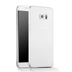 Samsung Galaxy S6 Edge SM-G925用極薄ソフトケース シリコンケース 耐衝撃 全面保護 クリア透明 サムスン クリア