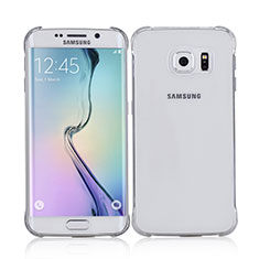 Samsung Galaxy S6 Edge SM-G925用極薄ケース クリア透明 プラスチック サムスン ホワイト