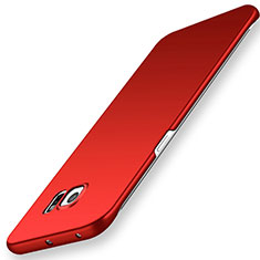 Samsung Galaxy S6 Edge SM-G925用ハードケース プラスチック 質感もマット M02 サムスン レッド
