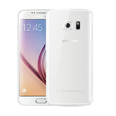 Samsung Galaxy S6 SM-G920用極薄ソフトケース シリコンケース 耐衝撃 全面保護 クリア透明 H01 サムスン クリア