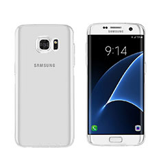 Samsung Galaxy S7 Edge G935F用極薄ソフトケース シリコンケース 耐衝撃 全面保護 クリア透明 サムスン クリア