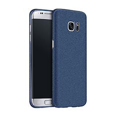 Samsung Galaxy S7 Edge G935F用ハードケース カバー プラスチック サムスン ネイビー