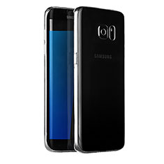 Samsung Galaxy S7 Edge G935F用極薄ソフトケース シリコンケース 耐衝撃 全面保護 クリア透明 T04 サムスン クリア