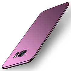 Samsung Galaxy S7 Edge G935F用ハードケース プラスチック 質感もマット M01 サムスン パープル