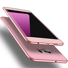 Samsung Galaxy S7 Edge G935F用極薄ソフトケース シリコンケース 耐衝撃 全面保護 S01 サムスン ピンク
