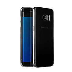 Samsung Galaxy S7 Edge G935F用極薄ソフトケース シリコンケース 耐衝撃 全面保護 クリア透明 T10 サムスン クリア