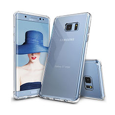 Samsung Galaxy S7 Edge G935F用極薄ソフトケース シリコンケース 耐衝撃 全面保護 クリア透明 T09 サムスン クリア
