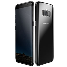 Samsung Galaxy S8用極薄ソフトケース シリコンケース 耐衝撃 全面保護 クリア透明 カバー サムスン クリア
